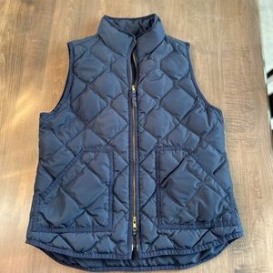 J. crew navy vest- like new